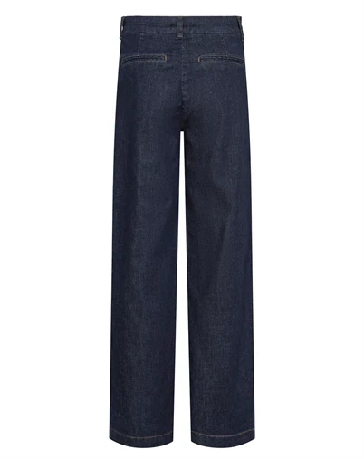Nümph - NUAmber Wide R3012 Jeans - Dark Blue Denim 